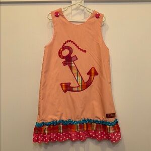 millie jay anchor dress  girls size 7